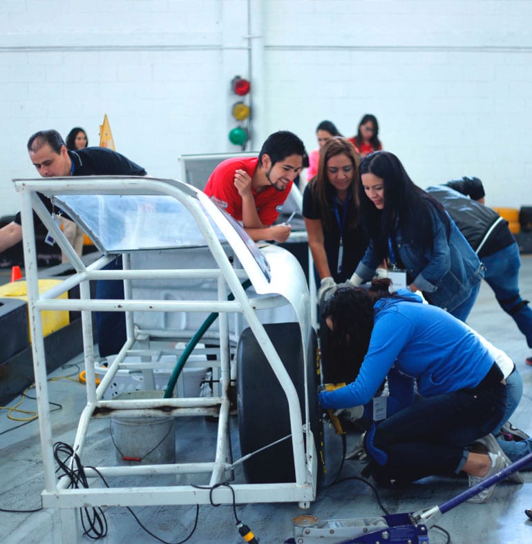 SATmexico dmc events team building pits activities mercedes benz