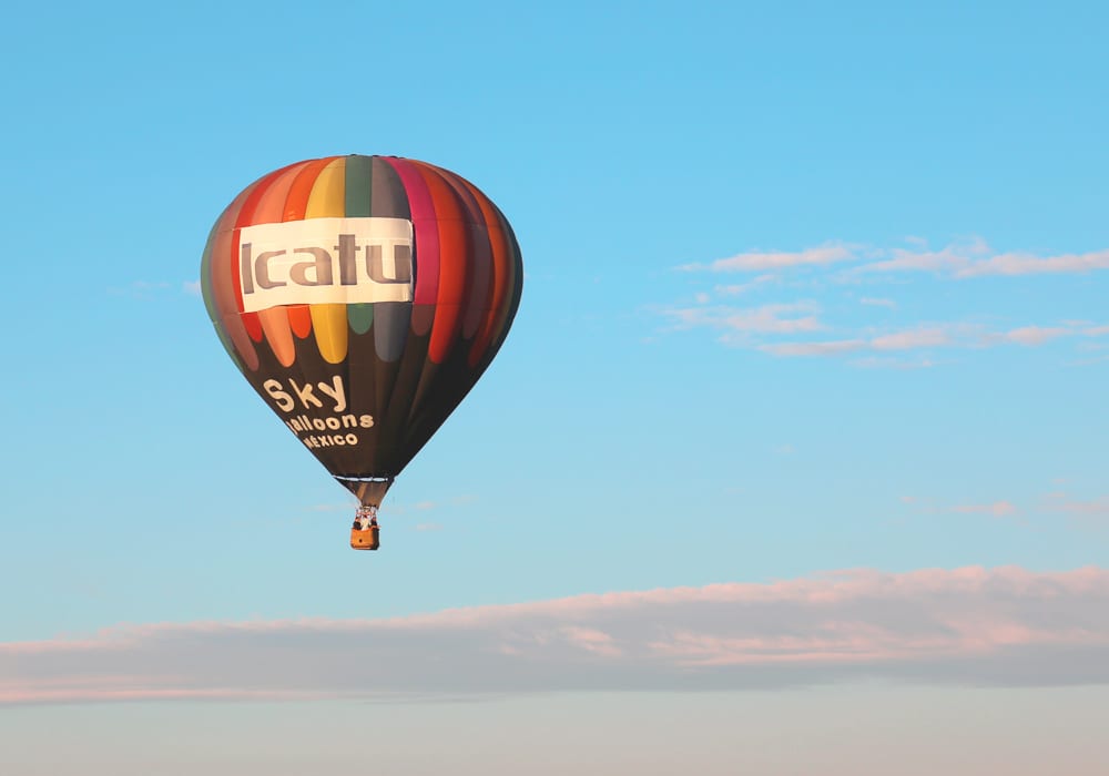 SATmexico dmc incentives mexico branded hot air ballon ICATU
