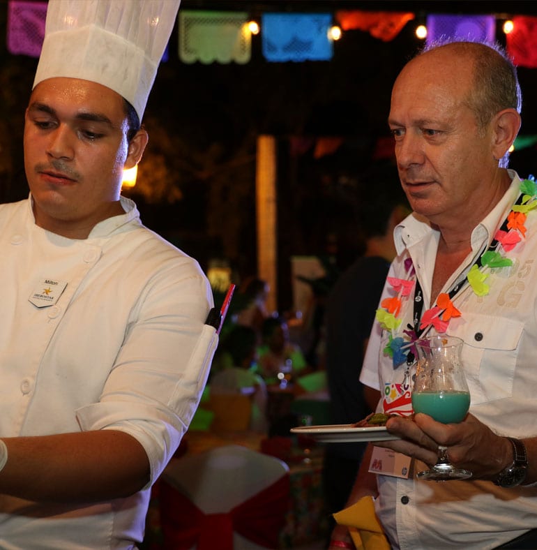 SATmexico dmc meetings events mexico cancun mexican party dinner hp indigo masterclass